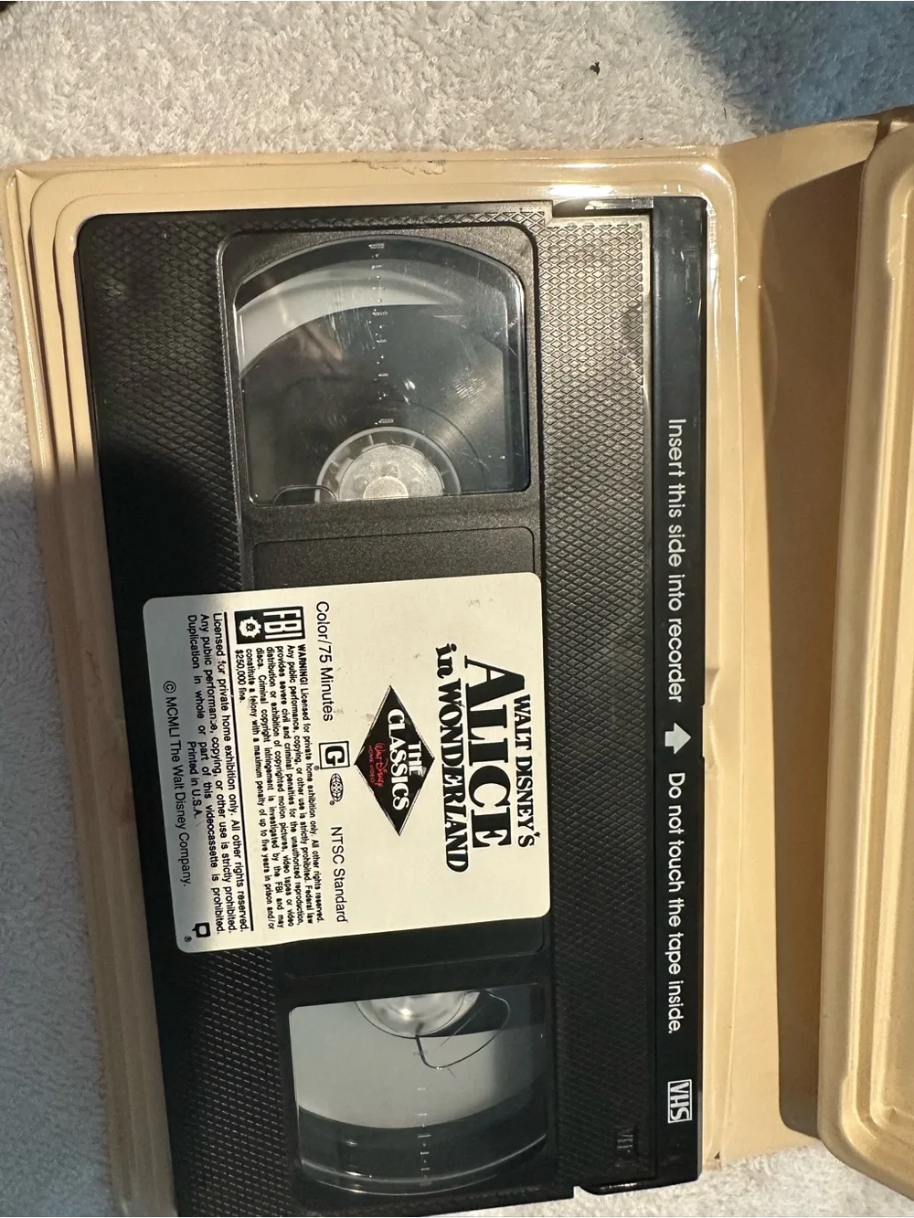 Disney classic vhs